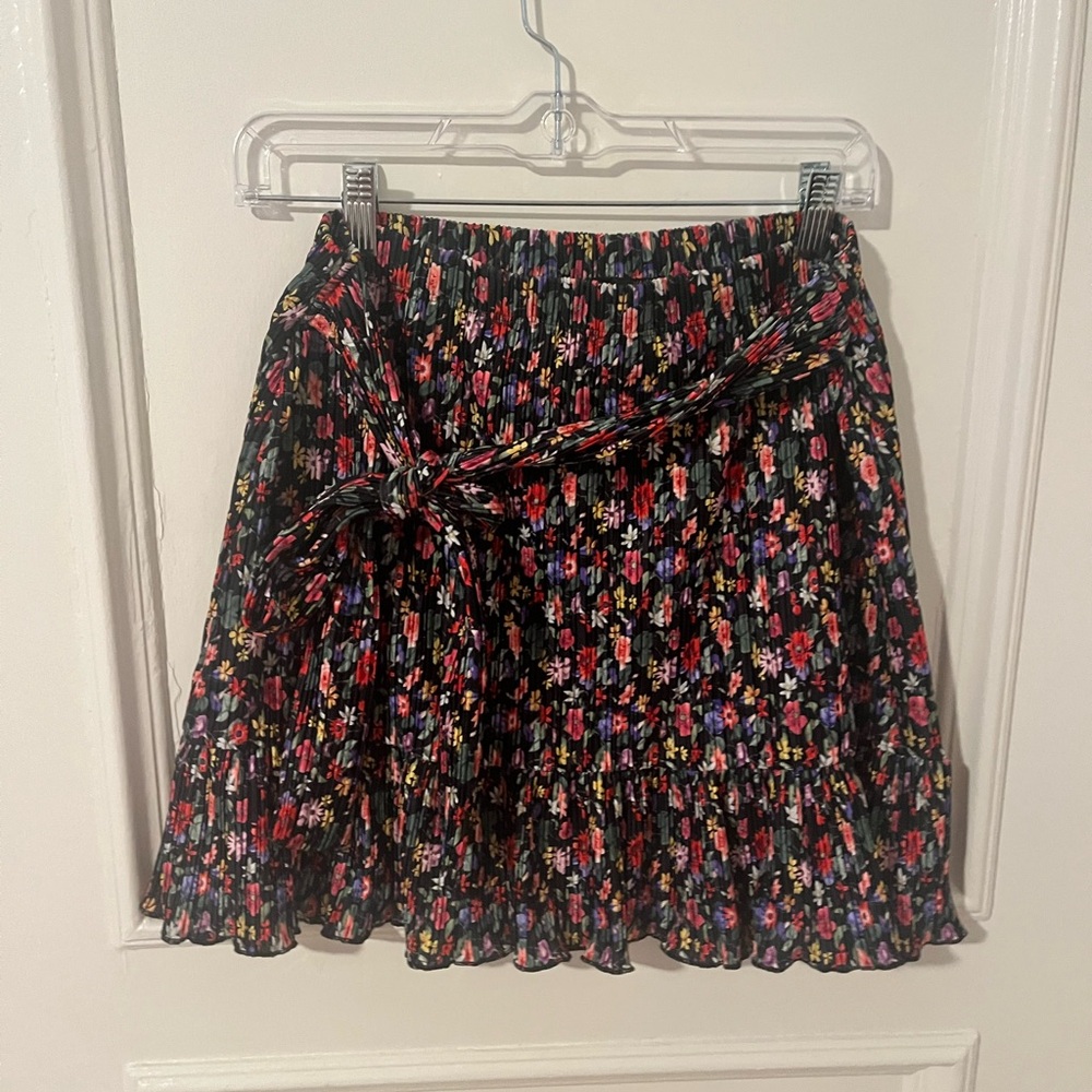 TopShop floral mini skirt